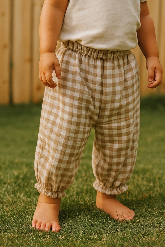 Byxor barn - Luftiga bomull & linnebyxor barn - Mjukisbyxor barn