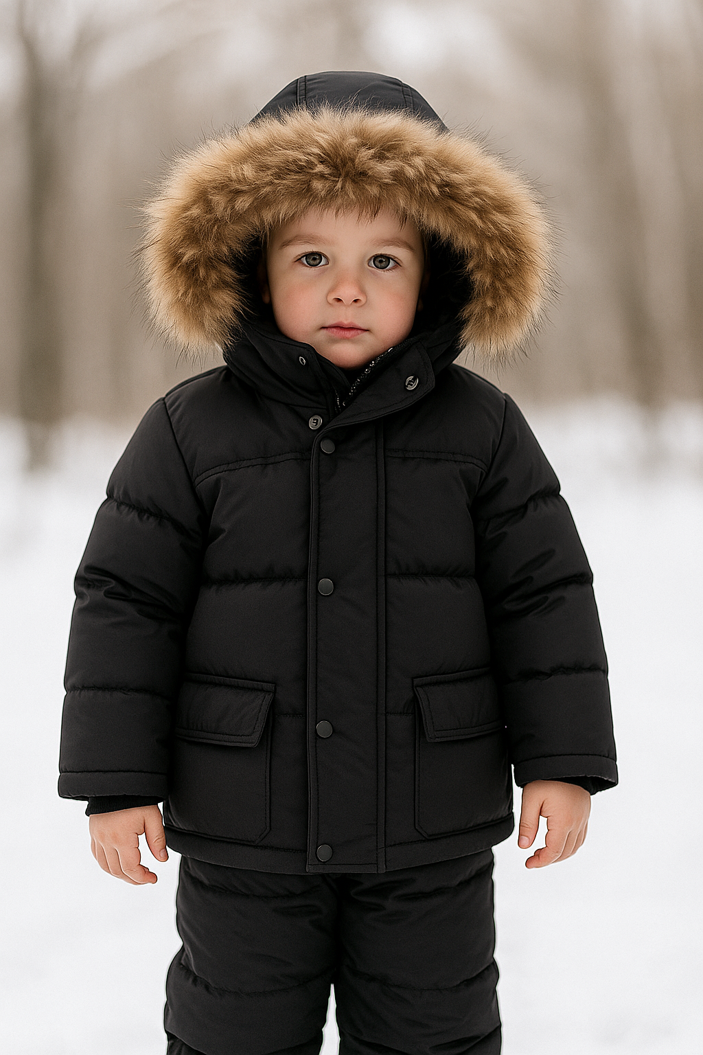 Vinteroverall barn - Varm overall barn - Set 2 delar