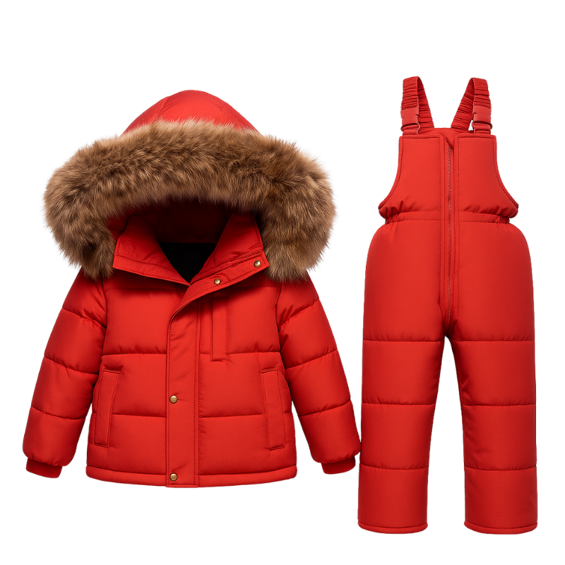 Vinteroverall barn - Varm overall barn - Set 2 delar