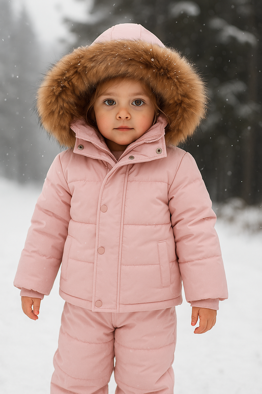 Vinteroverall barn - Varm overall barn - Set 2 delar