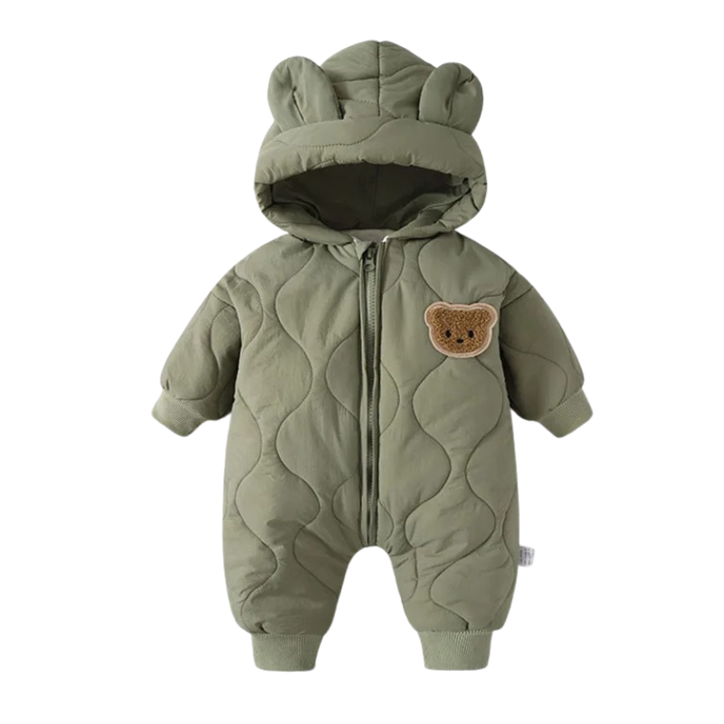 Vinteroverall barn - Babyoverall med björnmotiv - Vinterkläder barn