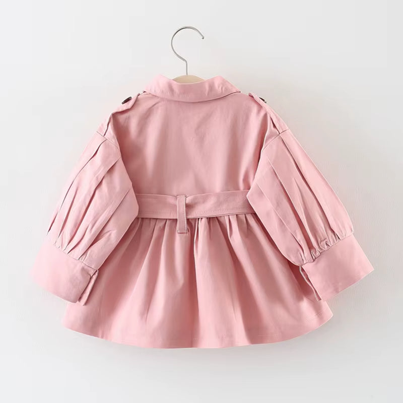 Babyjacka baktill, barnkläder, babykläder Rosa