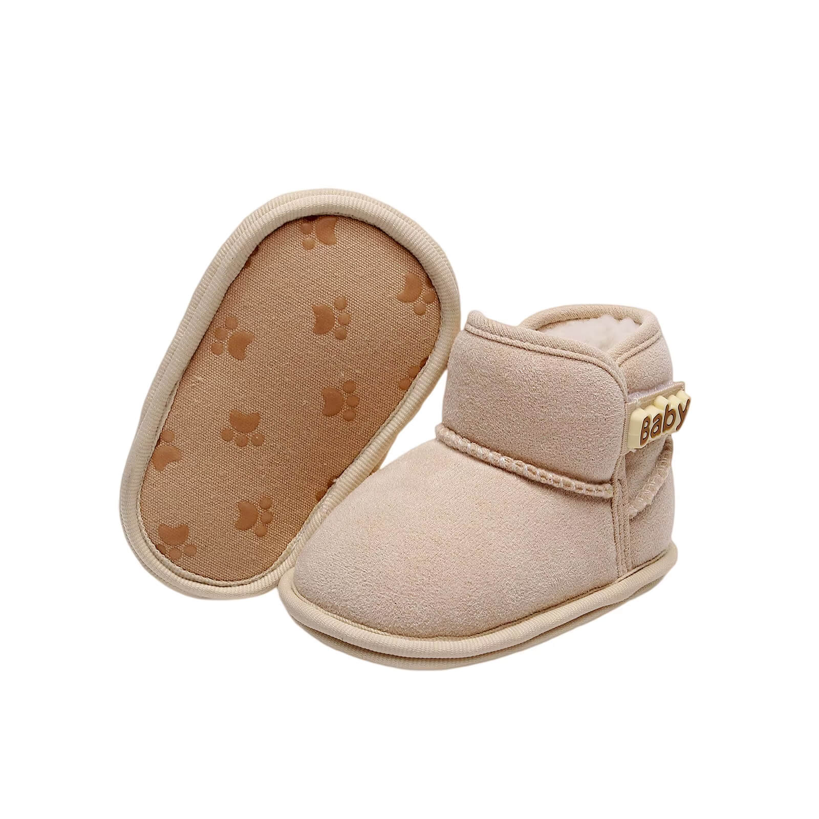 Beige babyboots bebisskor babyskor