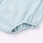 Barnkläder, babykläder, Blå sommarromper för baby detaljbild