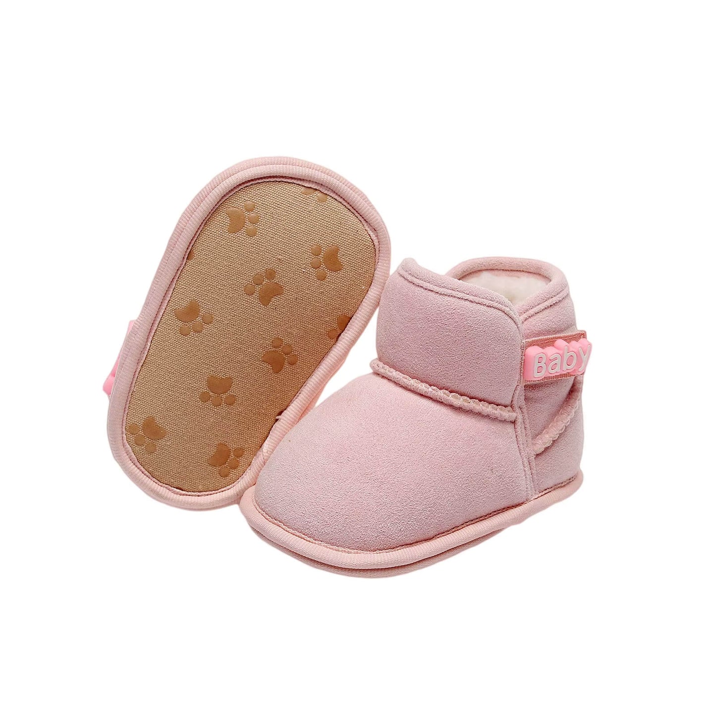 Rosa babyboots bebisskor babyskor