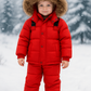 Vinteroverall barn - Varm overall barn - Set 2 delar