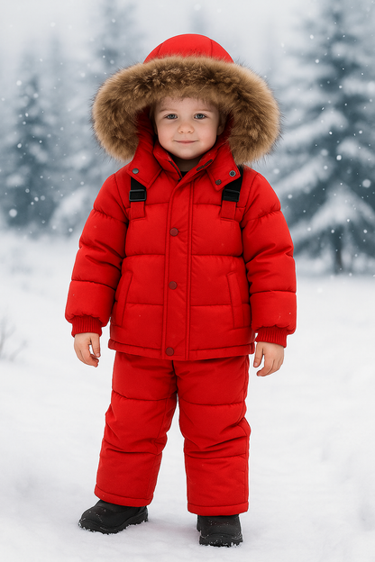 Vinteroverall barn - Varm overall barn - Set 2 delar