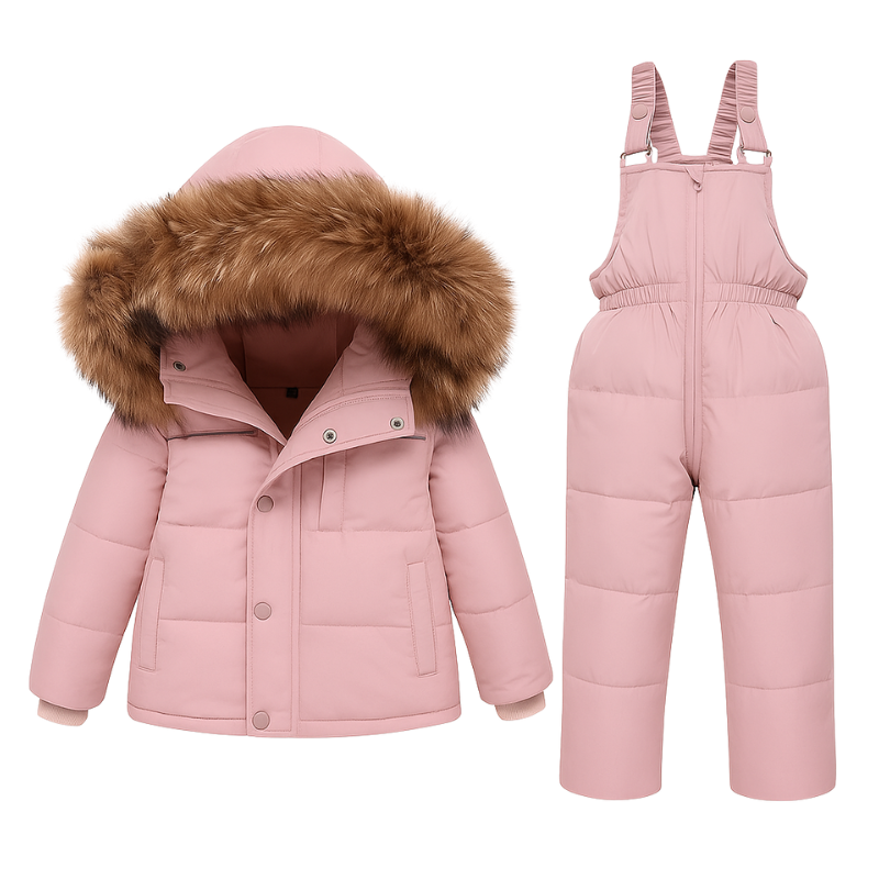 Vinteroverall barn - Varm overall barn - Set 2 delar
