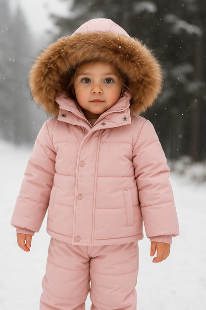 Vinteroverall barn - Varm overall barn - Set 2 delar